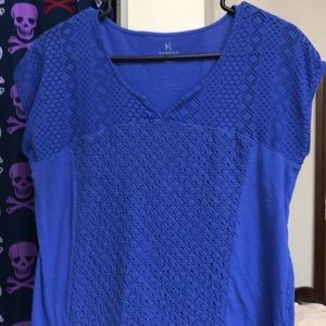 Blue top from Peebles